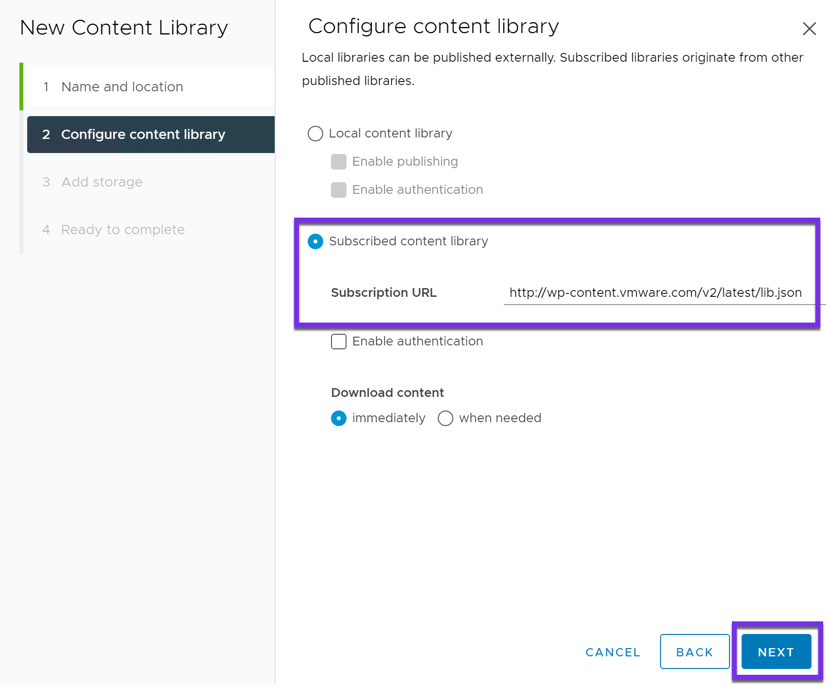 Content Library