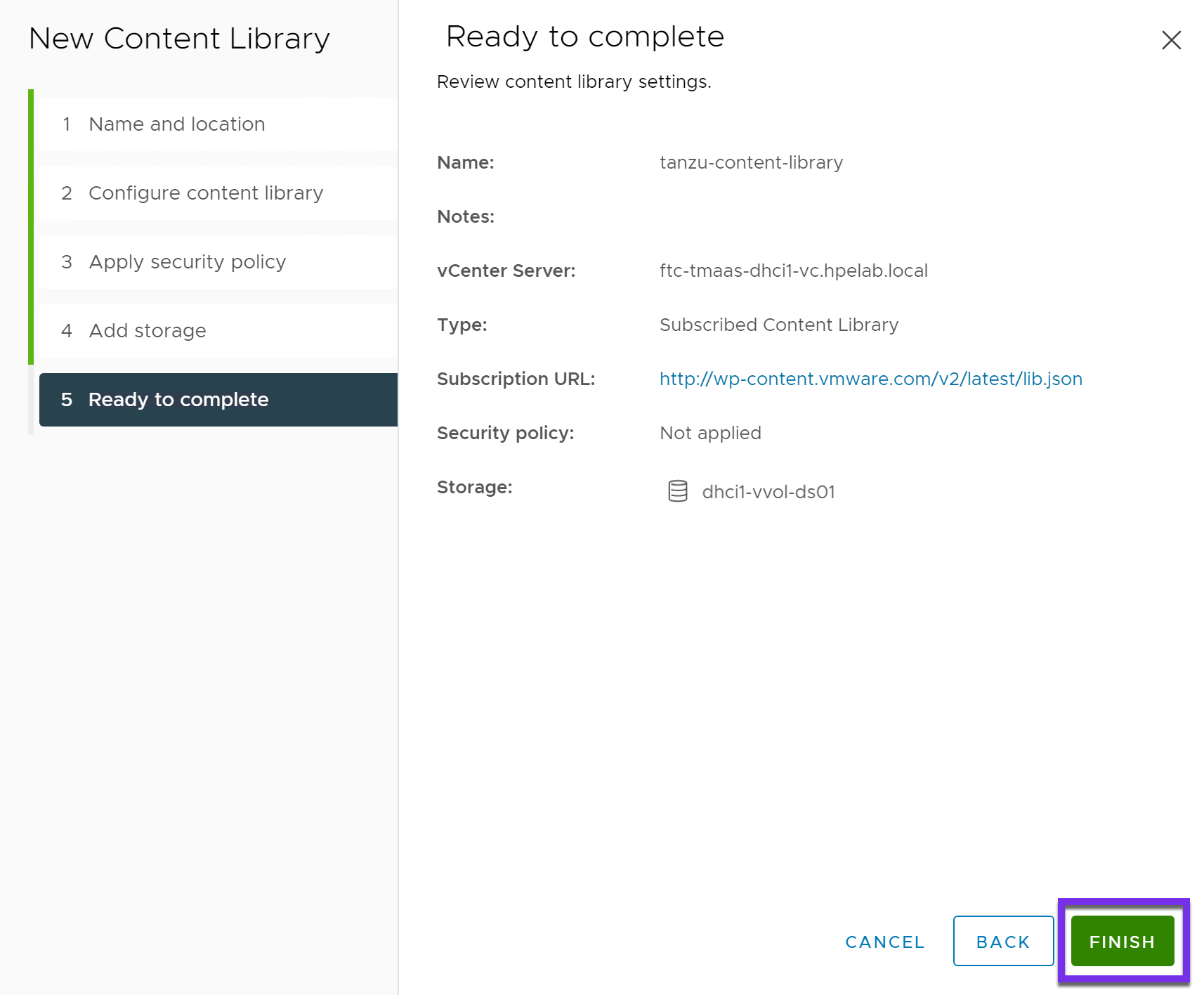 Content Library