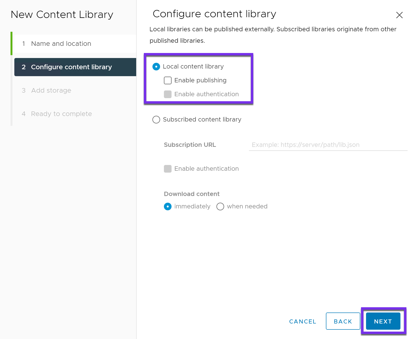 Content Library